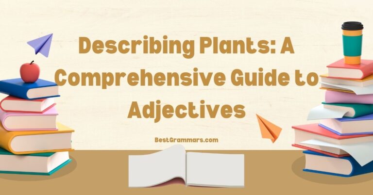 Describing Plants: A Comprehensive Guide to Adjectives