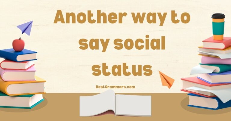 Beyond “Social Status”: Diverse Ways to Express Social Standing