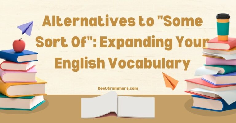 Alternatives to “Some Sort Of”: Expanding Your English Vocabulary